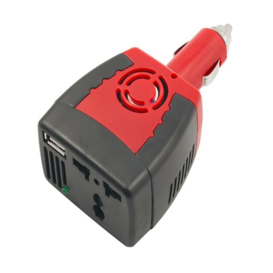 1 Car Inverter Dc 12V To Ac 220V 75W Power Inverter Adapter Usb in